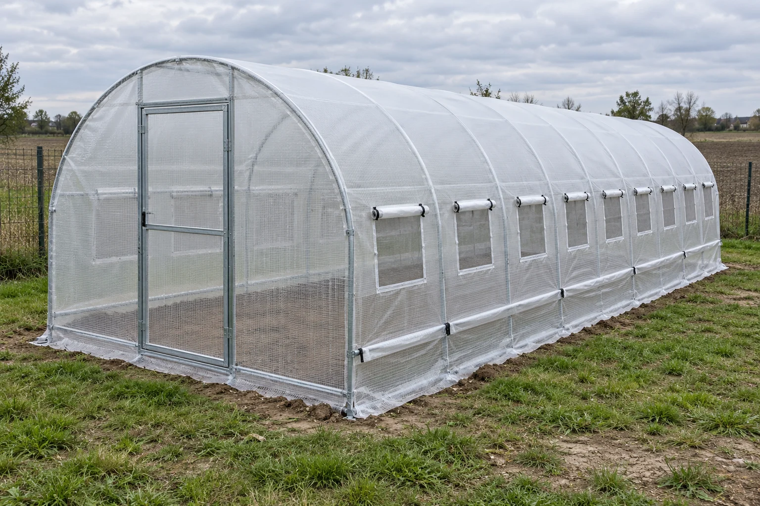 Erntebogen Komfort 4 × 8 Foliengewächshaus