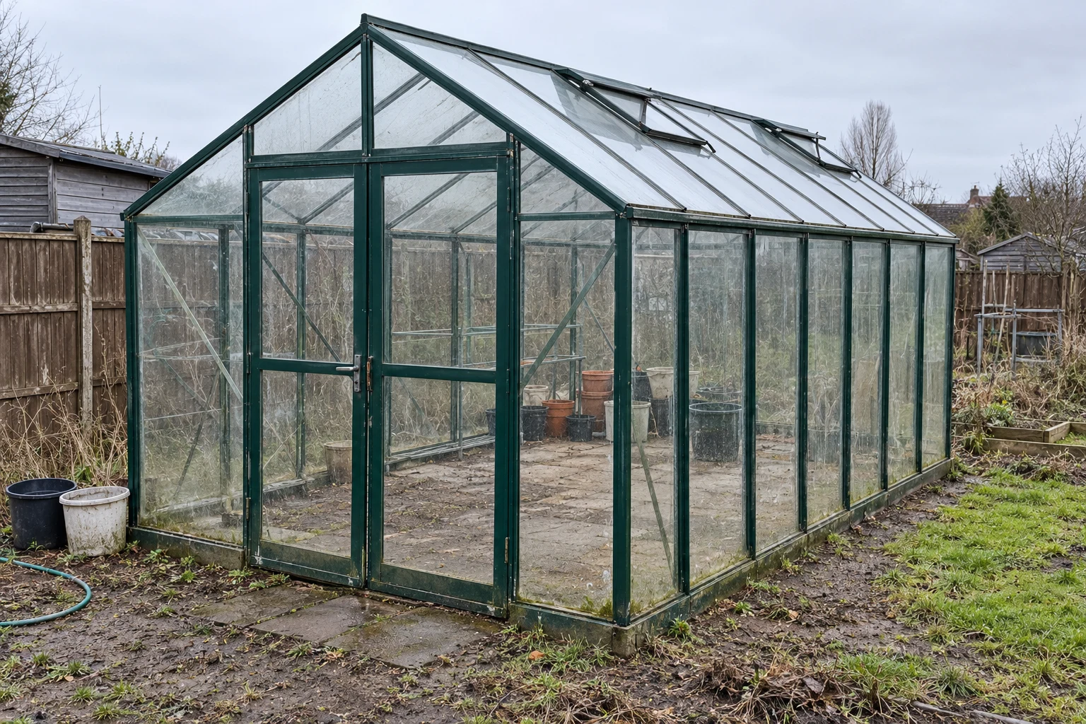 Glasgewächshaus Classic 10 – gebraucht