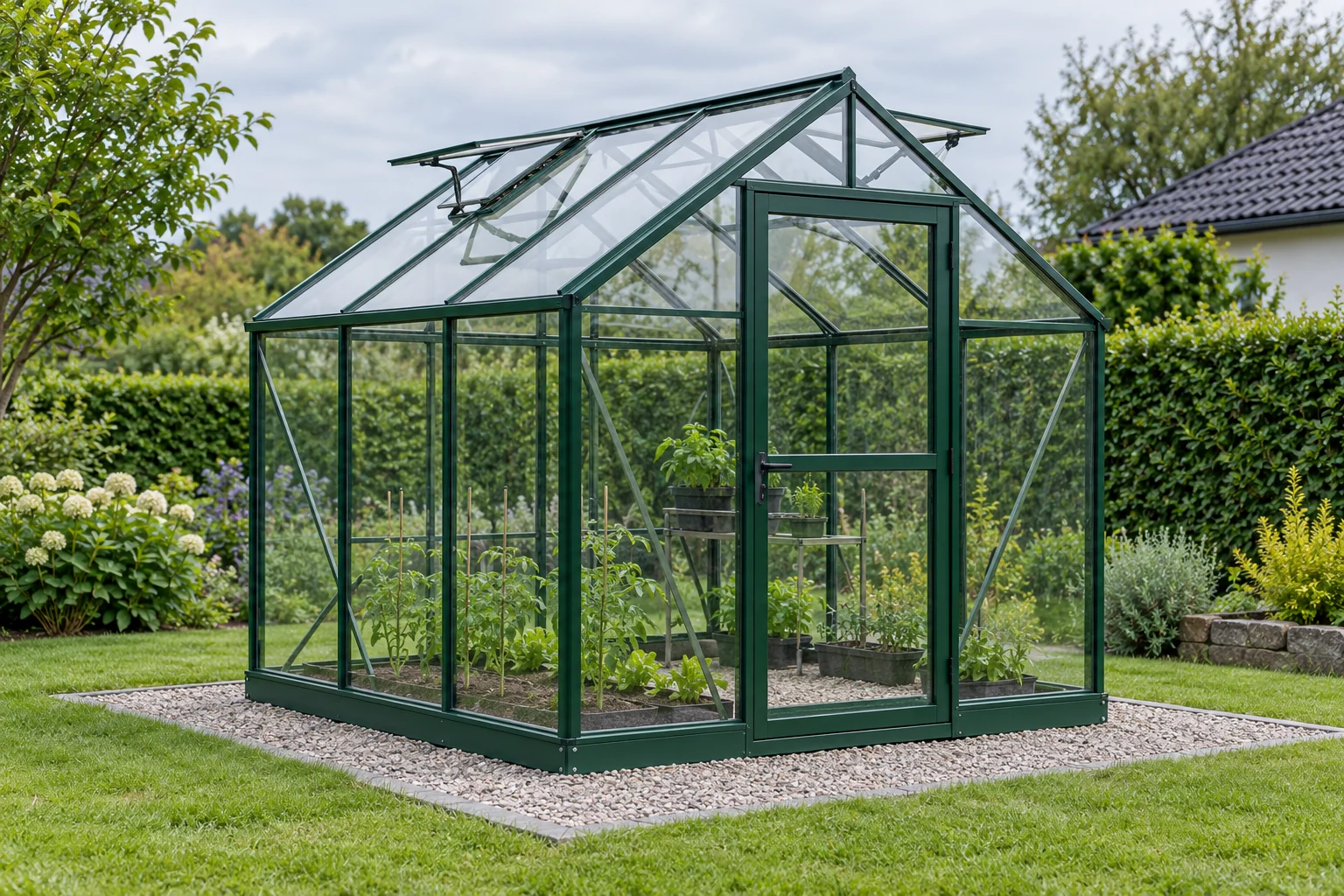 Glasgewächshäuser